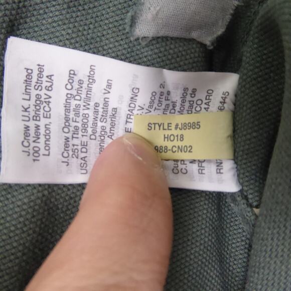 Madewell Pants Womens SZ 25 Emmet Wide Leg Crop High Rise Welt Pocket Baggy - Picture 8 of 11